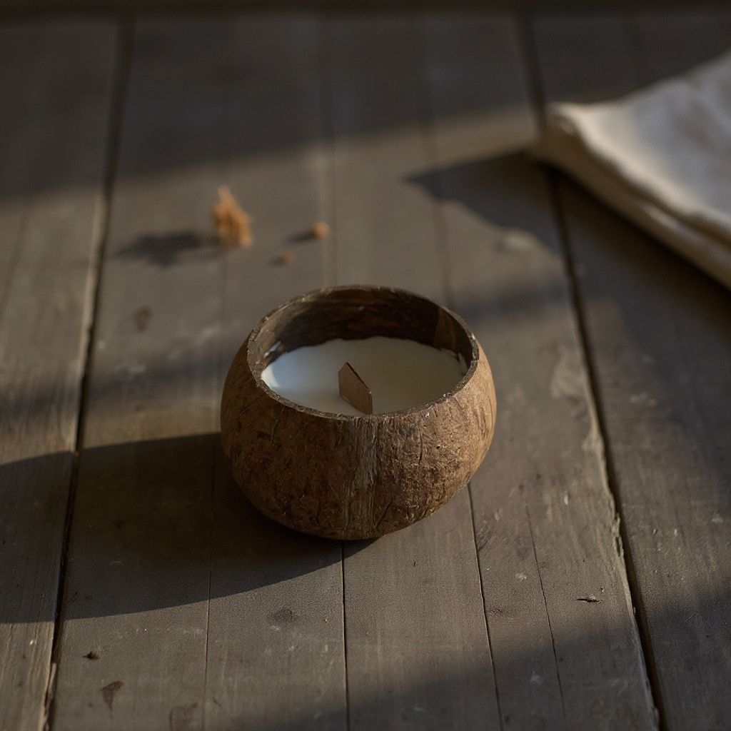 Vela Aromática de Coco