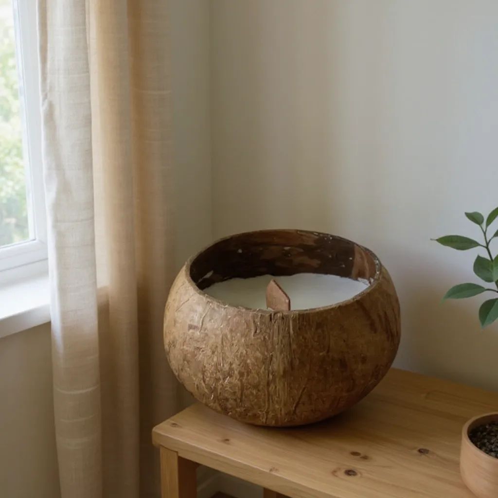 Vela Aromática de Coco