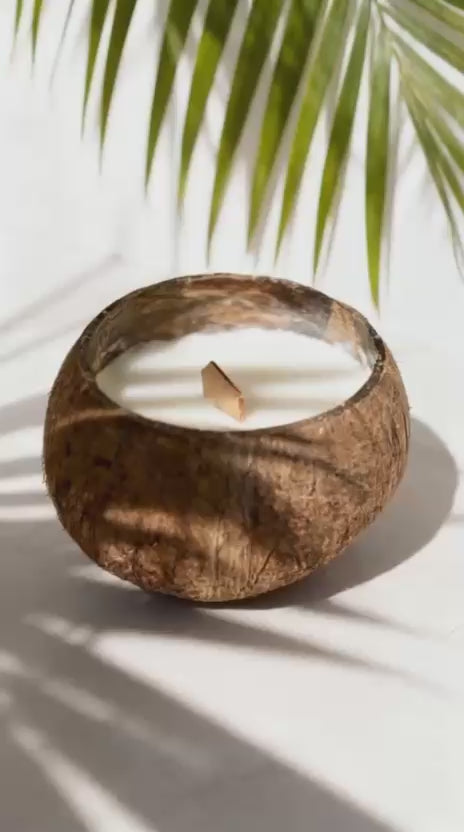 Vela Aromática de Coco